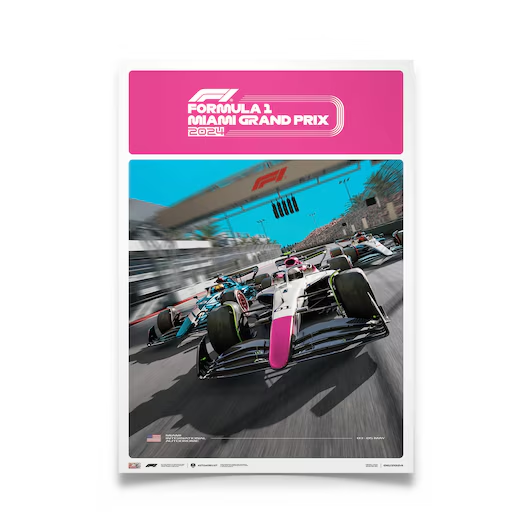 Formula 1 Miami Grand Prix 2024 Poster