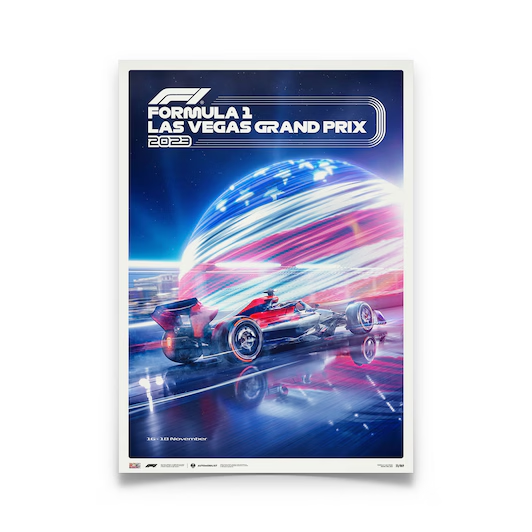Formula 1 Las Vegas Grand Prix - City Of Lights- 2023 Large Poster